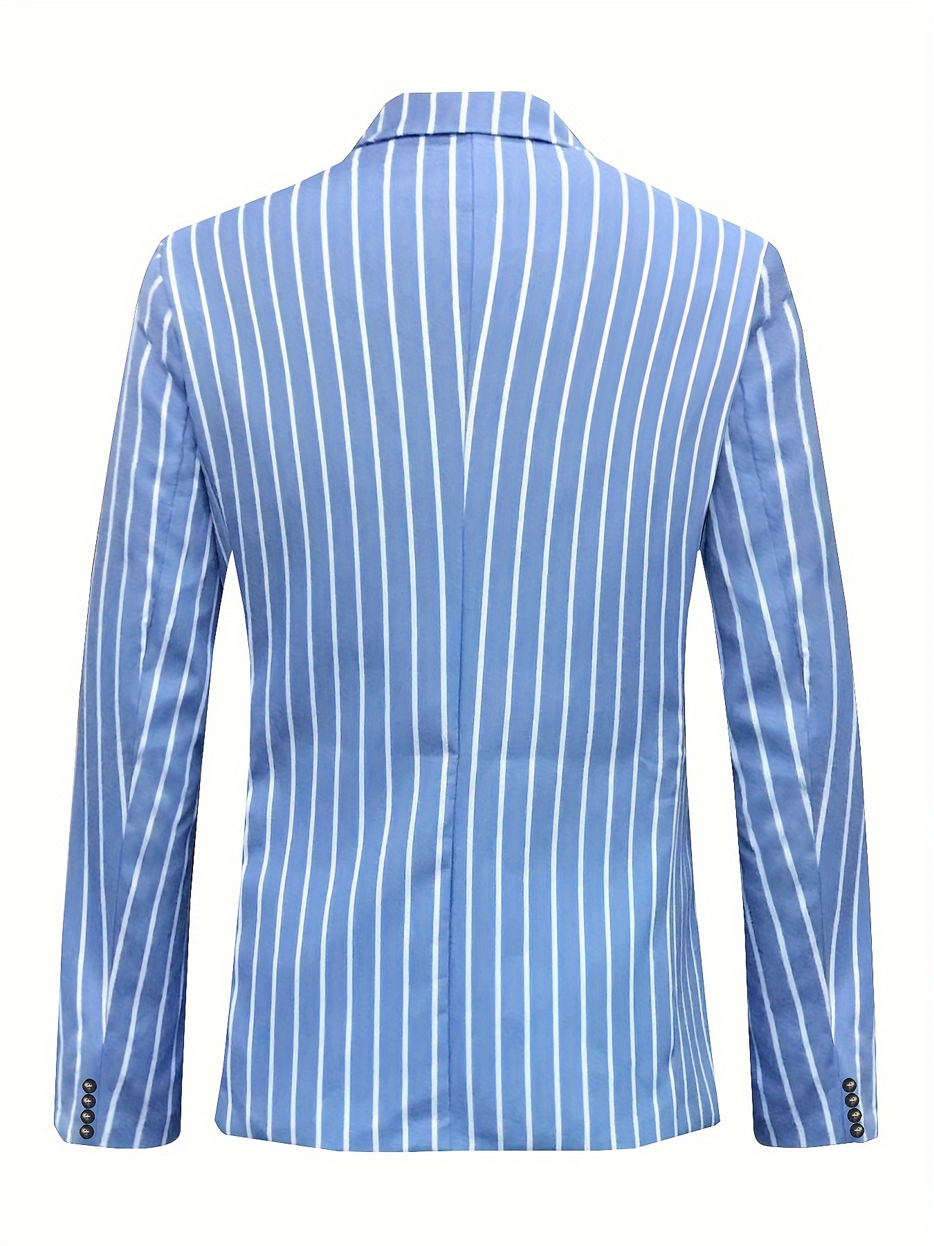 Men's Tops Single Breasted Two Button Plaid Suit Jacket Casual Slim Suit