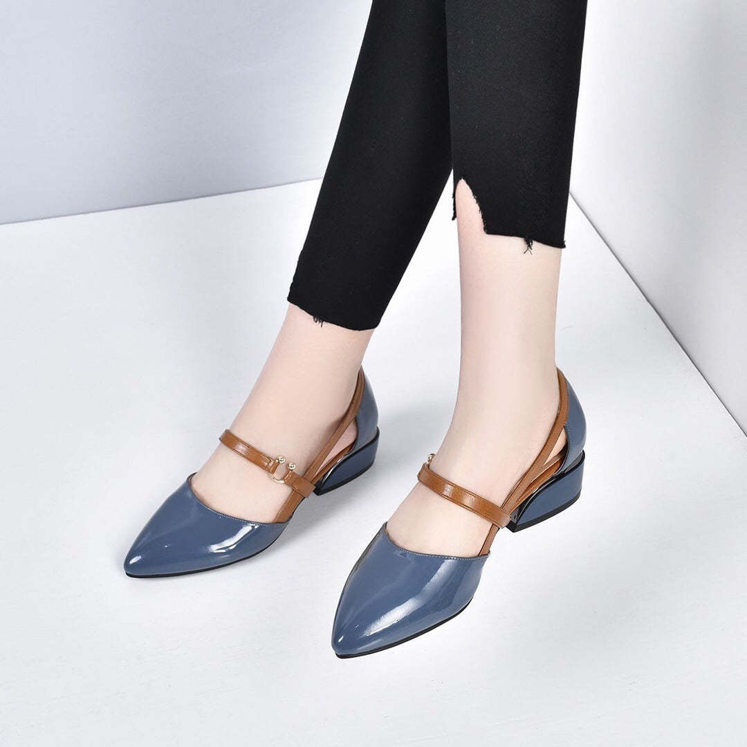 🎁This Week's Special Price $32.99💥Brand new genuine leather casual belt solid color large size shoes