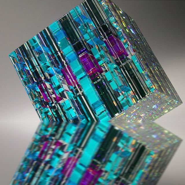 💎Fantasy magic chroma cube art decoration ornaments 