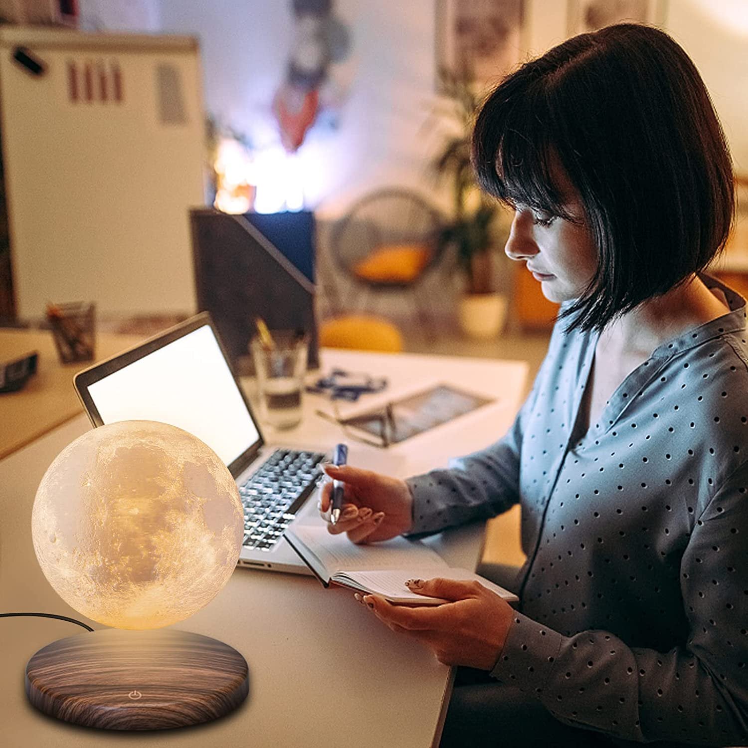 Levitating Moon Lamp