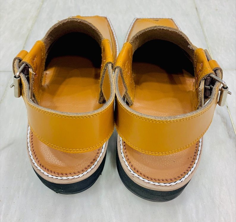 Camel Handmade Leather Men's Traditional Sandals