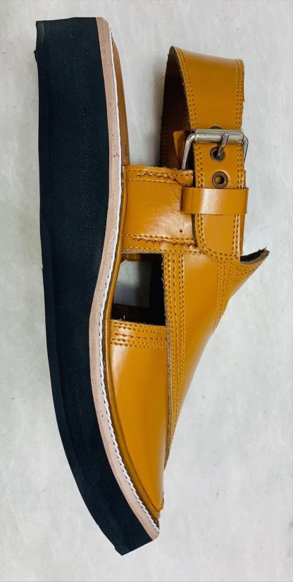 Camel Handmade Leather Men's Traditional Sandals