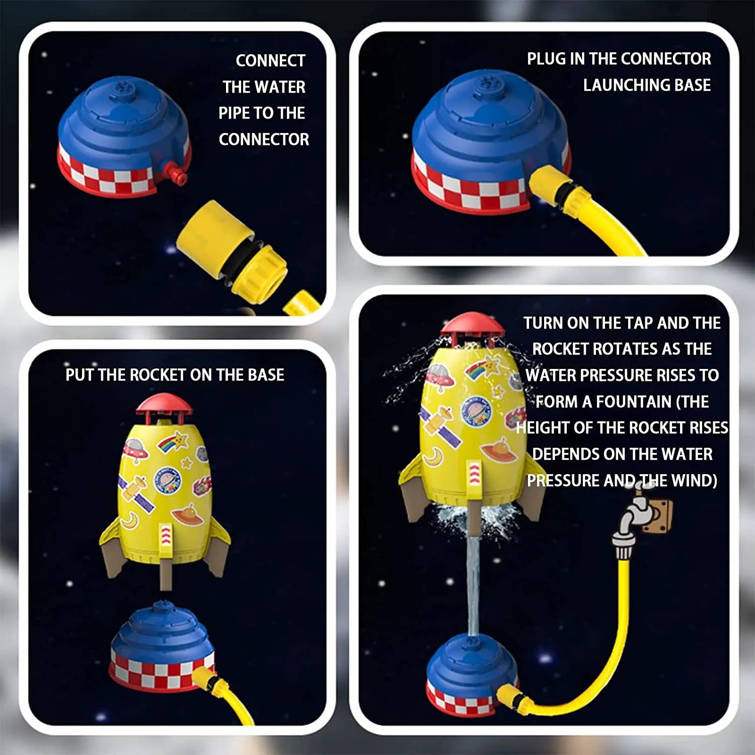 Rocket Splash Water Toy