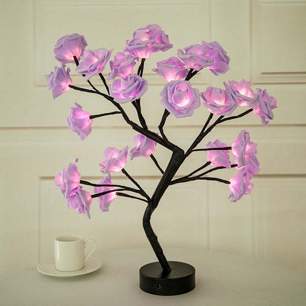 Eternal Rose Lamp | Love Tree | Lightning