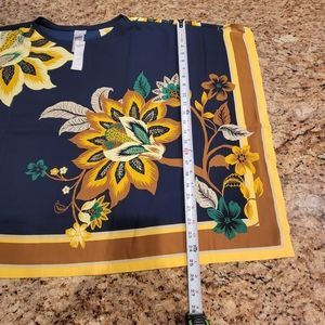 2025 Spring and Summer New Women's Outerwear Temperament High-end Cross-border European and American Printed Short-sleeved Mid-length Tops