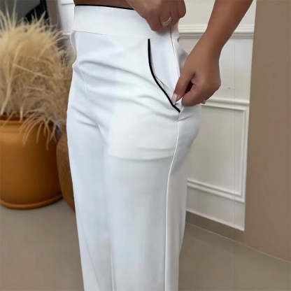 Women's One-Shoulder Wide Leg Jumpsuit | Elegant Evening Pants Set