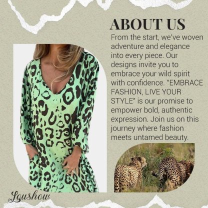 💖Chic Leopard Dress