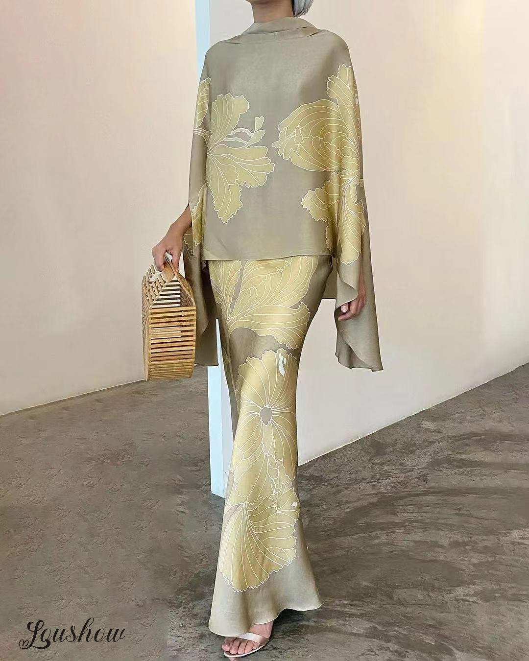 Stylish Printed Loose Suit