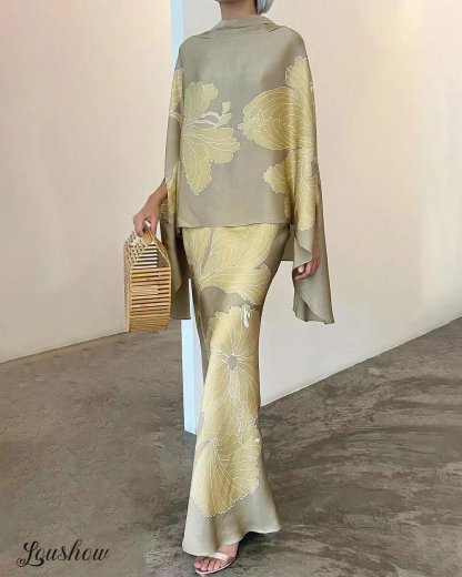 Stylish Printed Loose Suit