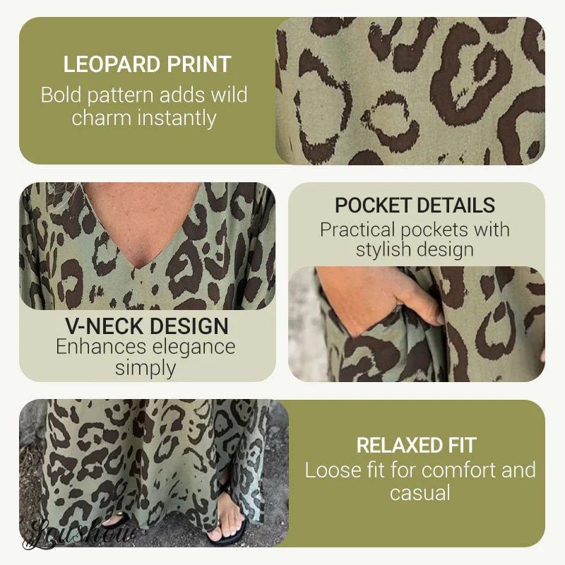 💖Chic Leopard Dress