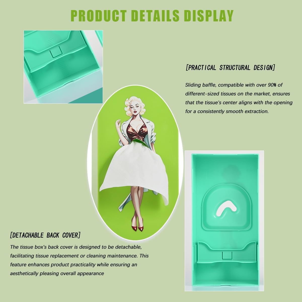 Marilyn Monroe Tissue Box