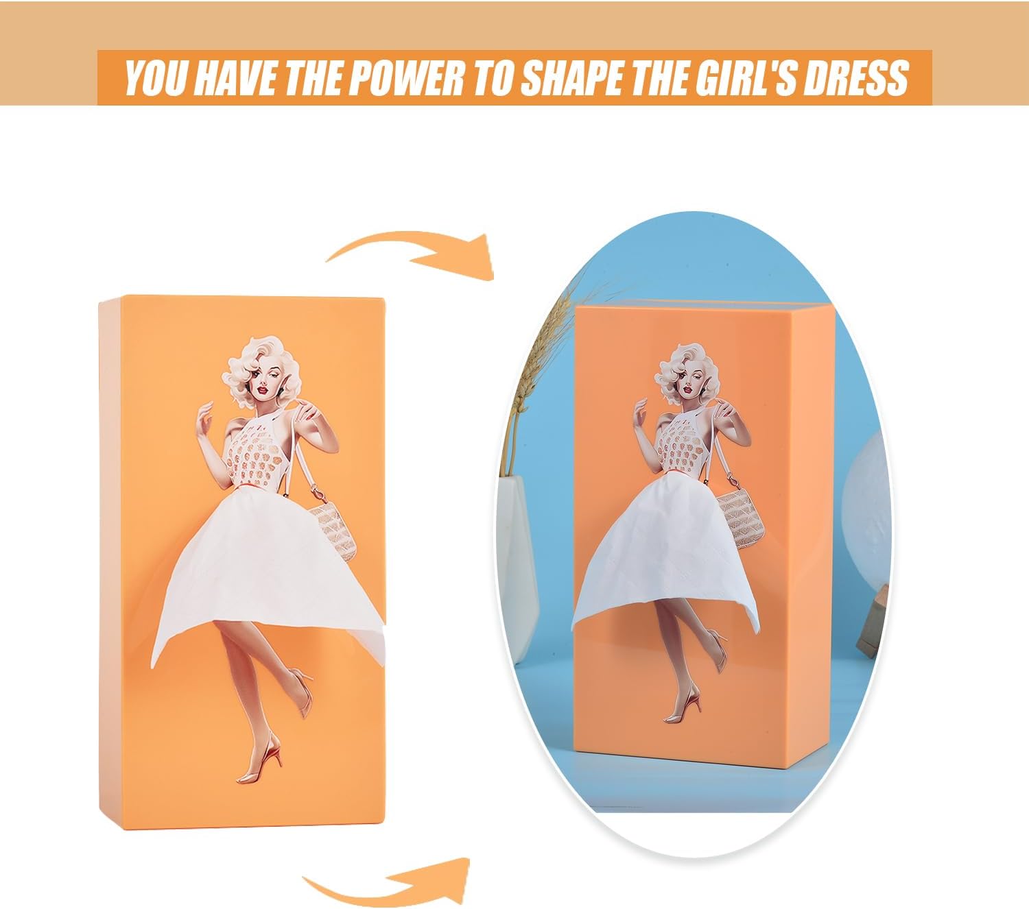 Marilyn Monroe Tissue Box