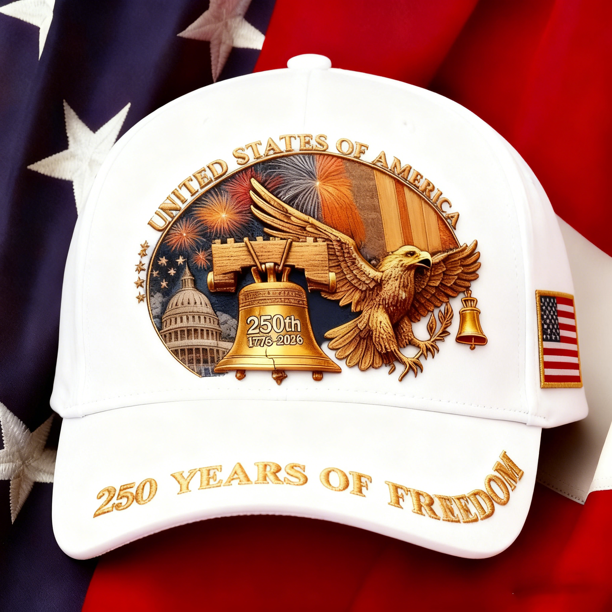 Celebrate 250 Years of Freedom – Limited Edition USA Heritage Hat! US 