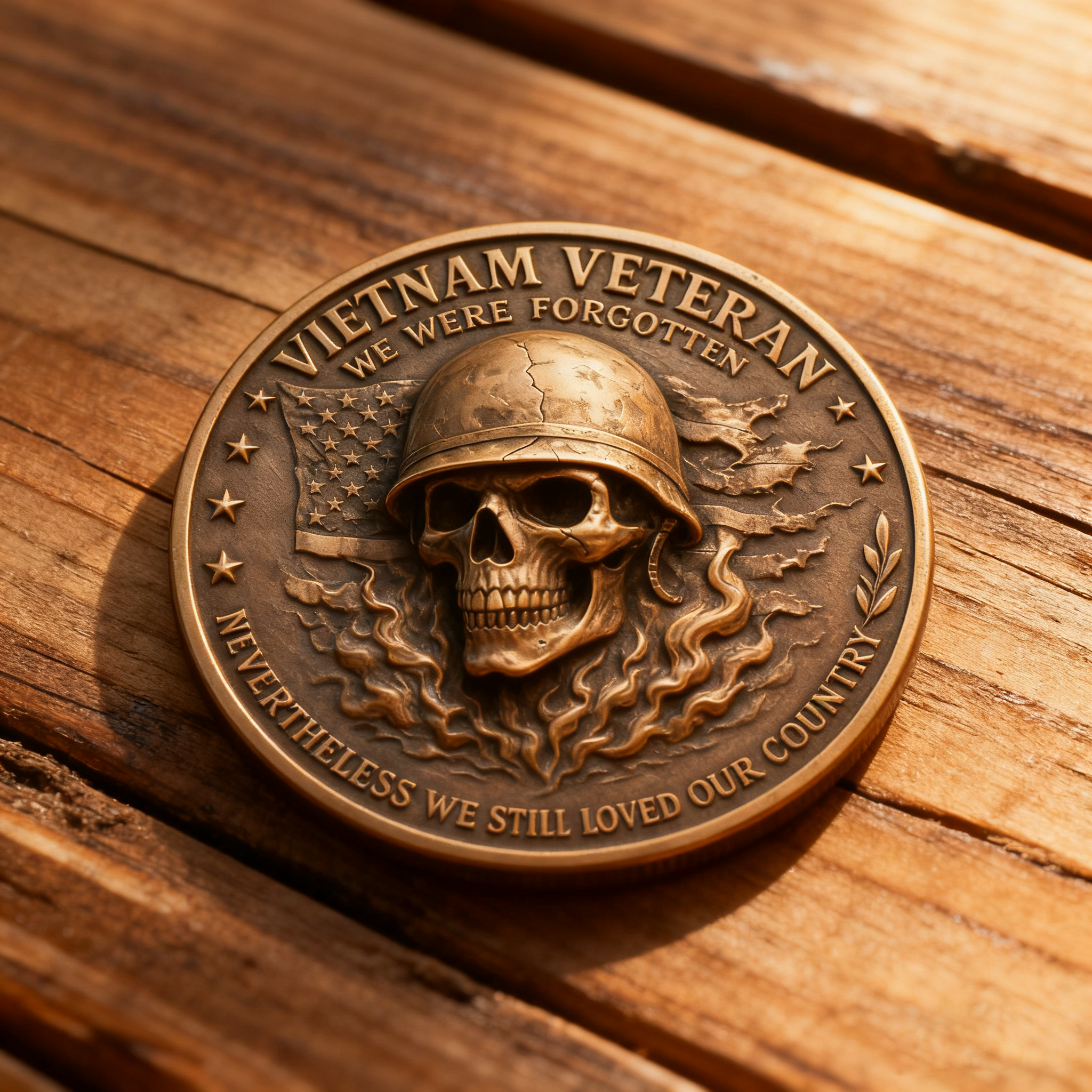 “Vietnam Veteran Tribute Coin — Because Real Heroes Never Fade.”