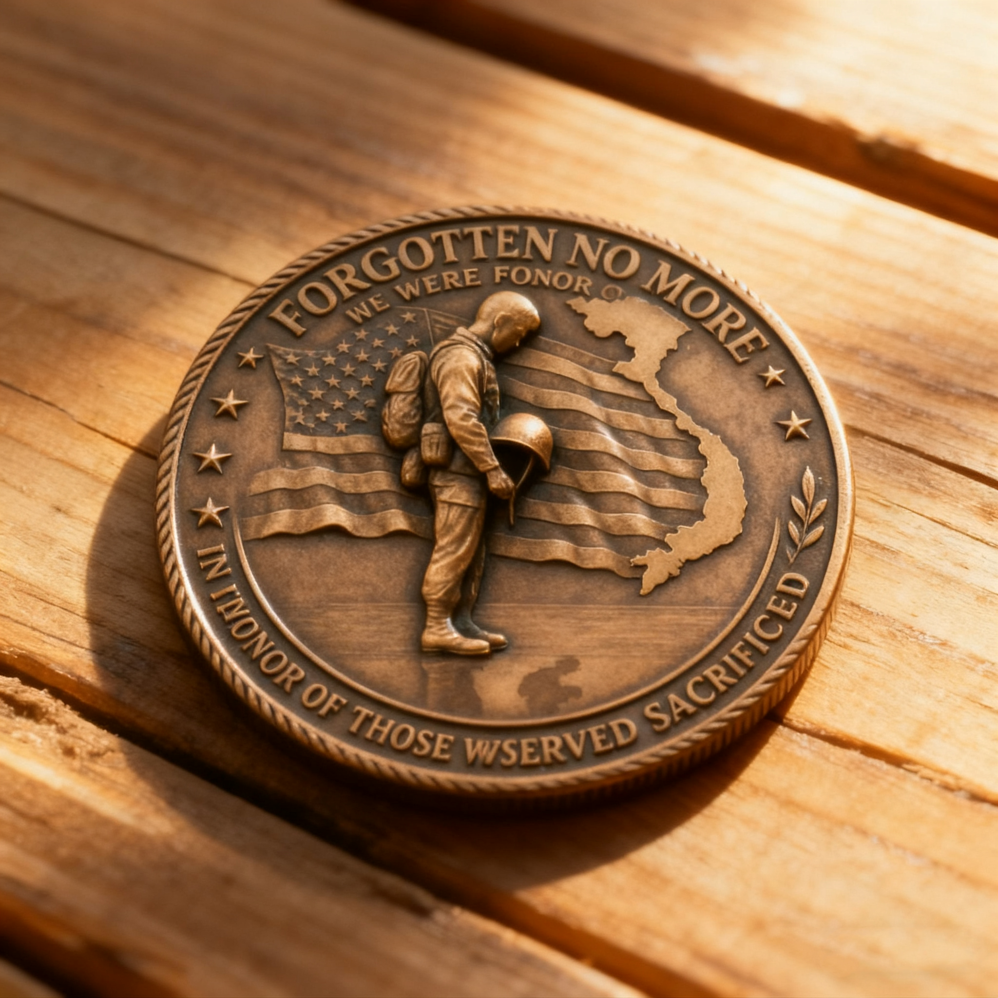 “Vietnam Veteran Tribute Coin — Because Real Heroes Never Fade.”