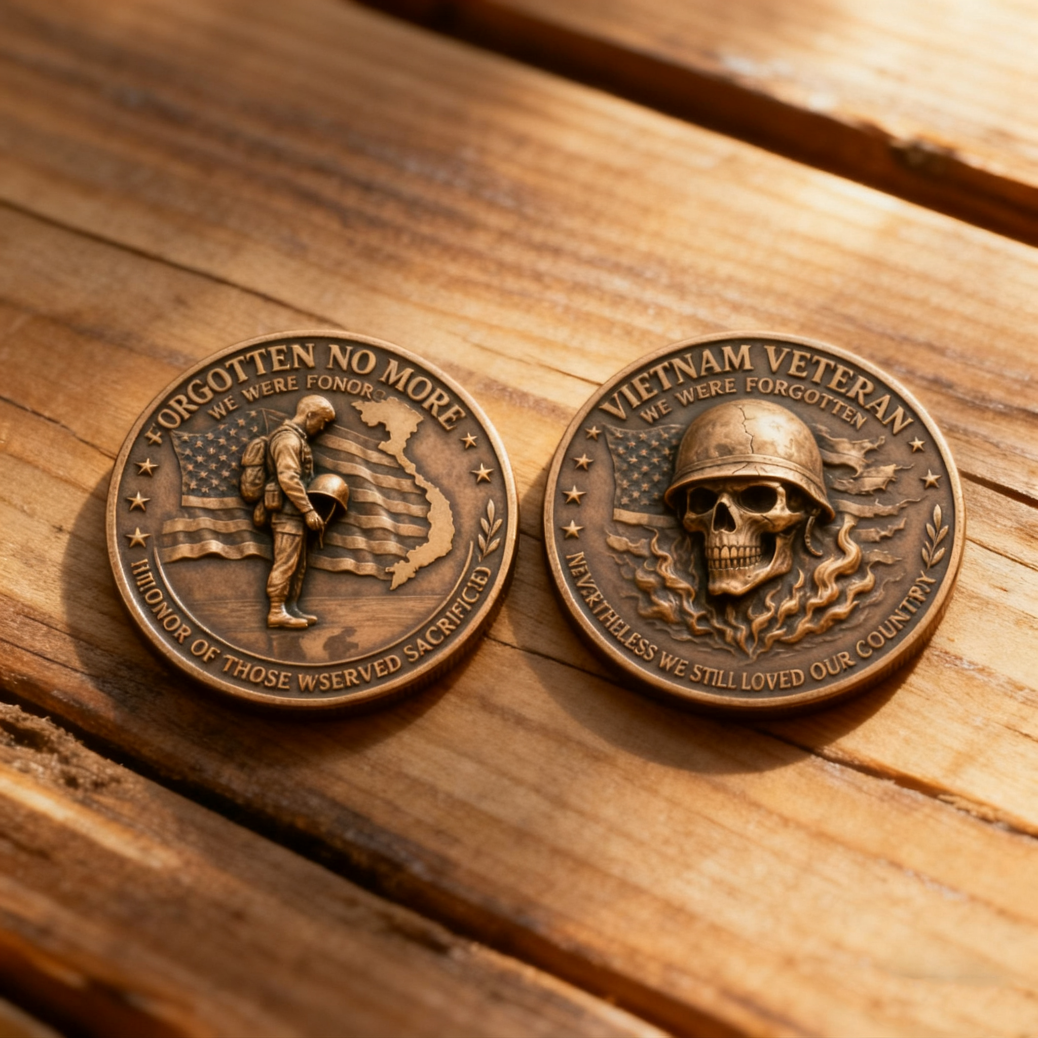 “Vietnam Veteran Tribute Coin — Because Real Heroes Never Fade.”