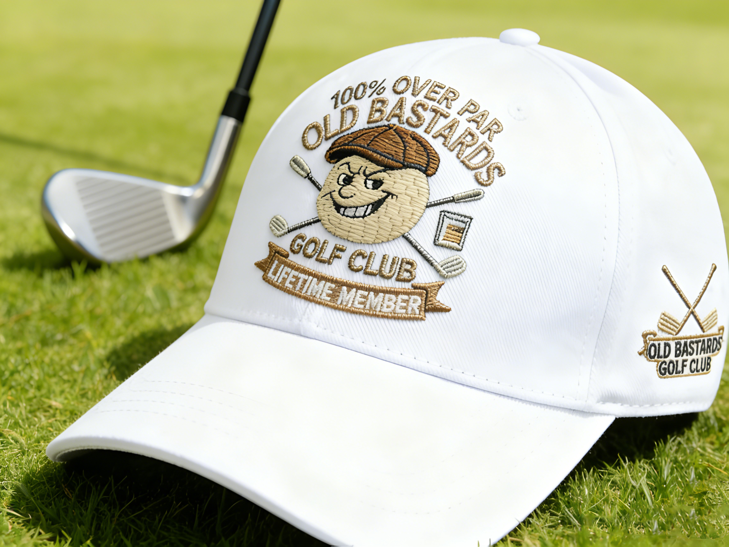 “OLD BASTARDS GOLF CLUB”  — 100% Over Par, Lifetime Member Edition (BUY 2 FREE SHIPPING)