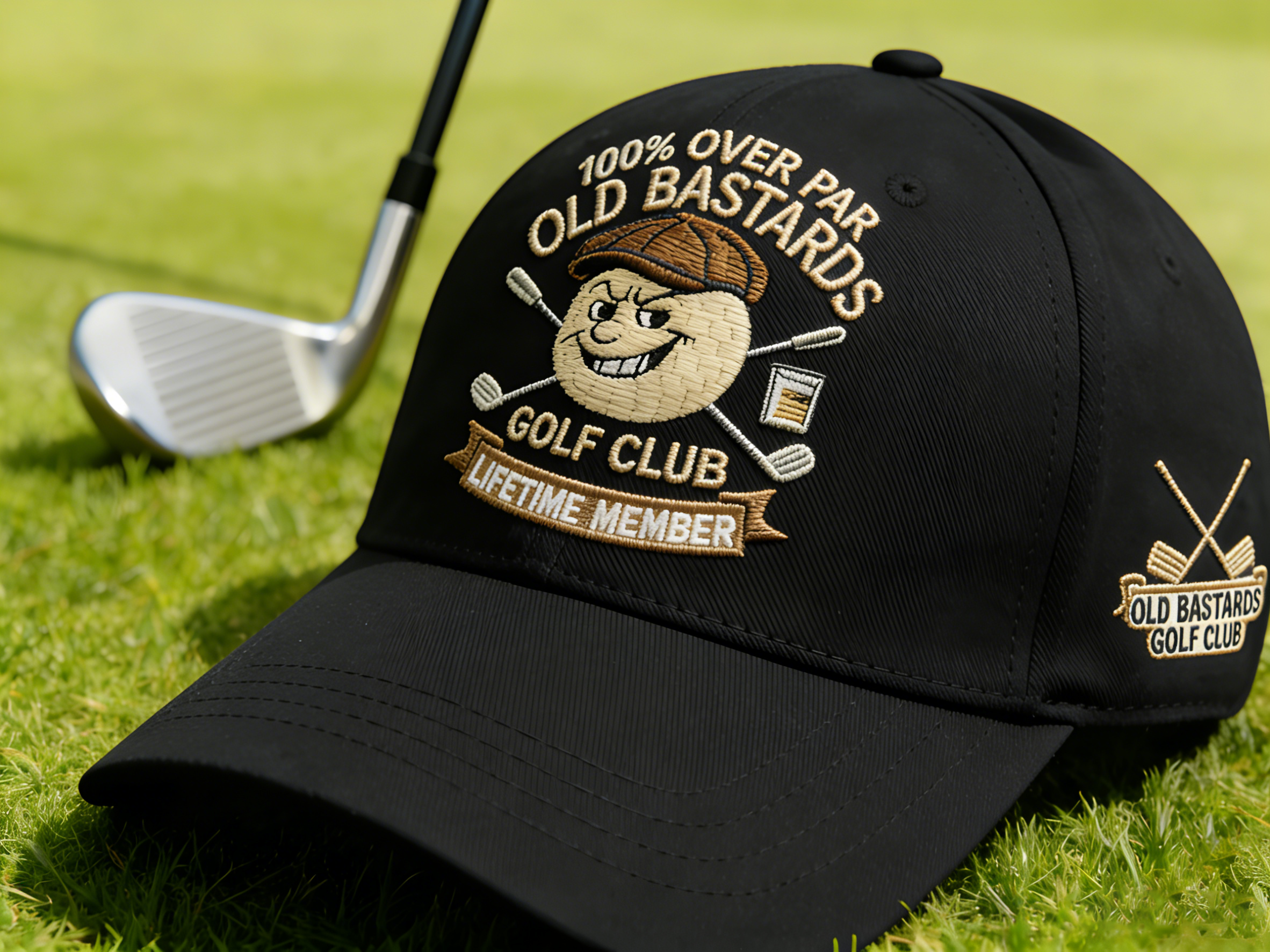 “OLD BASTARDS GOLF CLUB”  — 100% Over Par, Lifetime Member Edition (BUY 2 FREE SHIPPING)