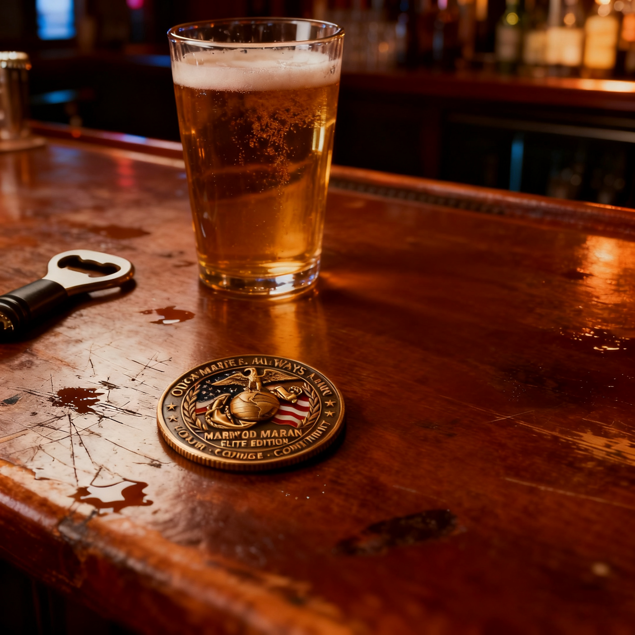 “Grumpy Old Marine Coin – The Ultimate Tribute to Grit, Humor & Brotherhood!”