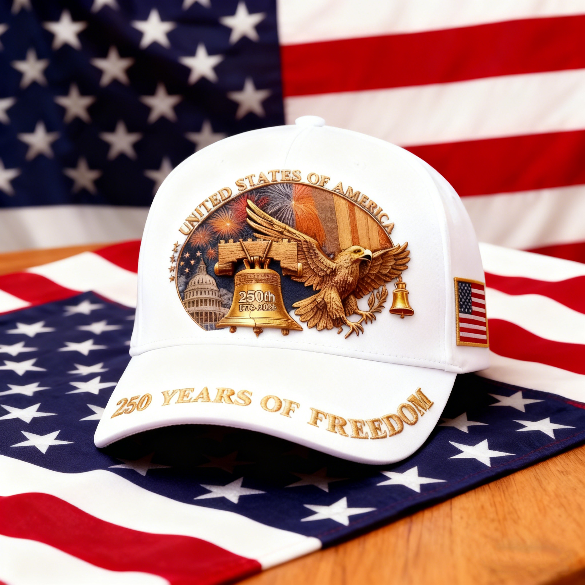 Celebrate 250 Years of Freedom – Limited Edition USA Heritage Hat! US 