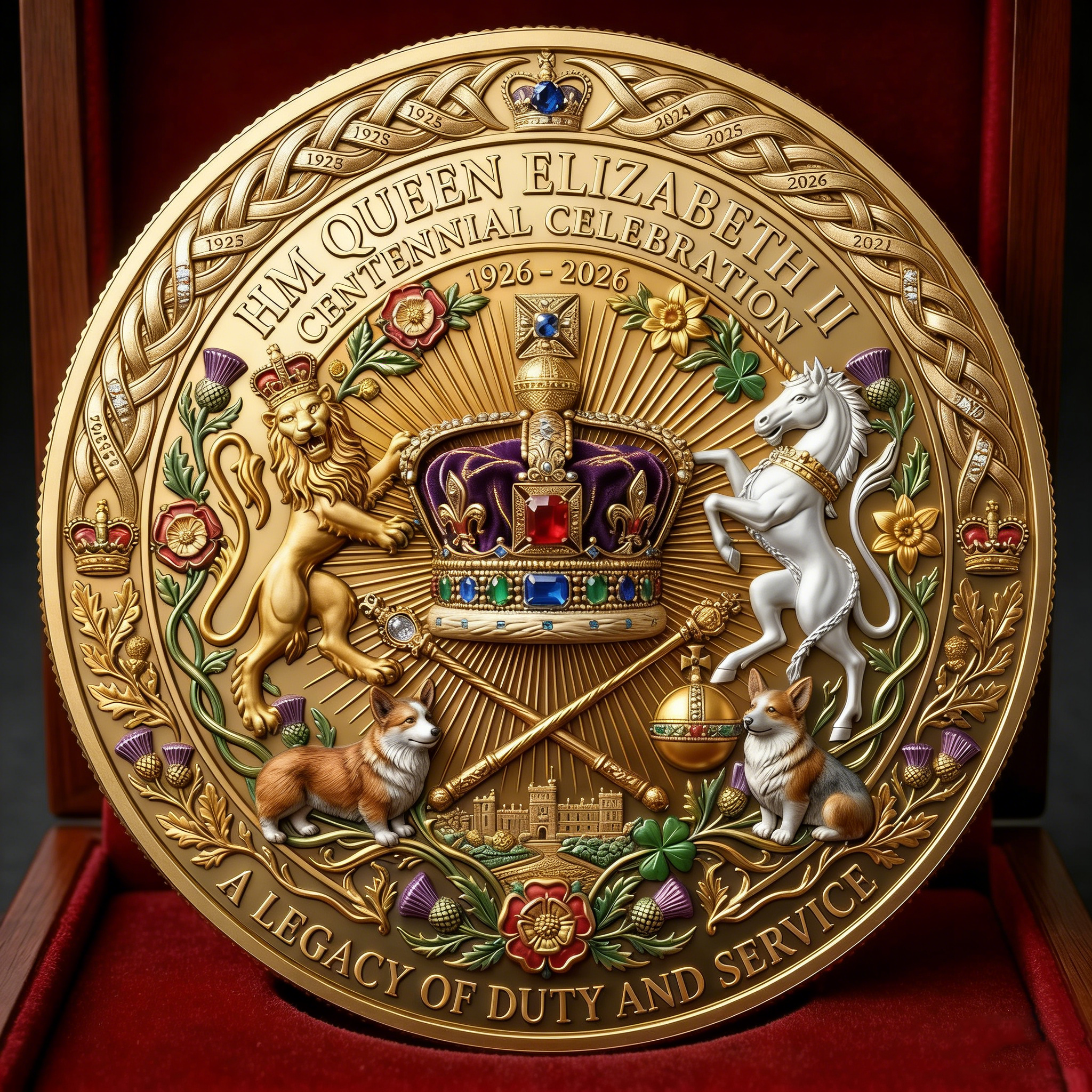 🎉Last Day 49% OFF -Queen Elizabeth II 100th Anniversary Commemorative Coin（1926-2026）