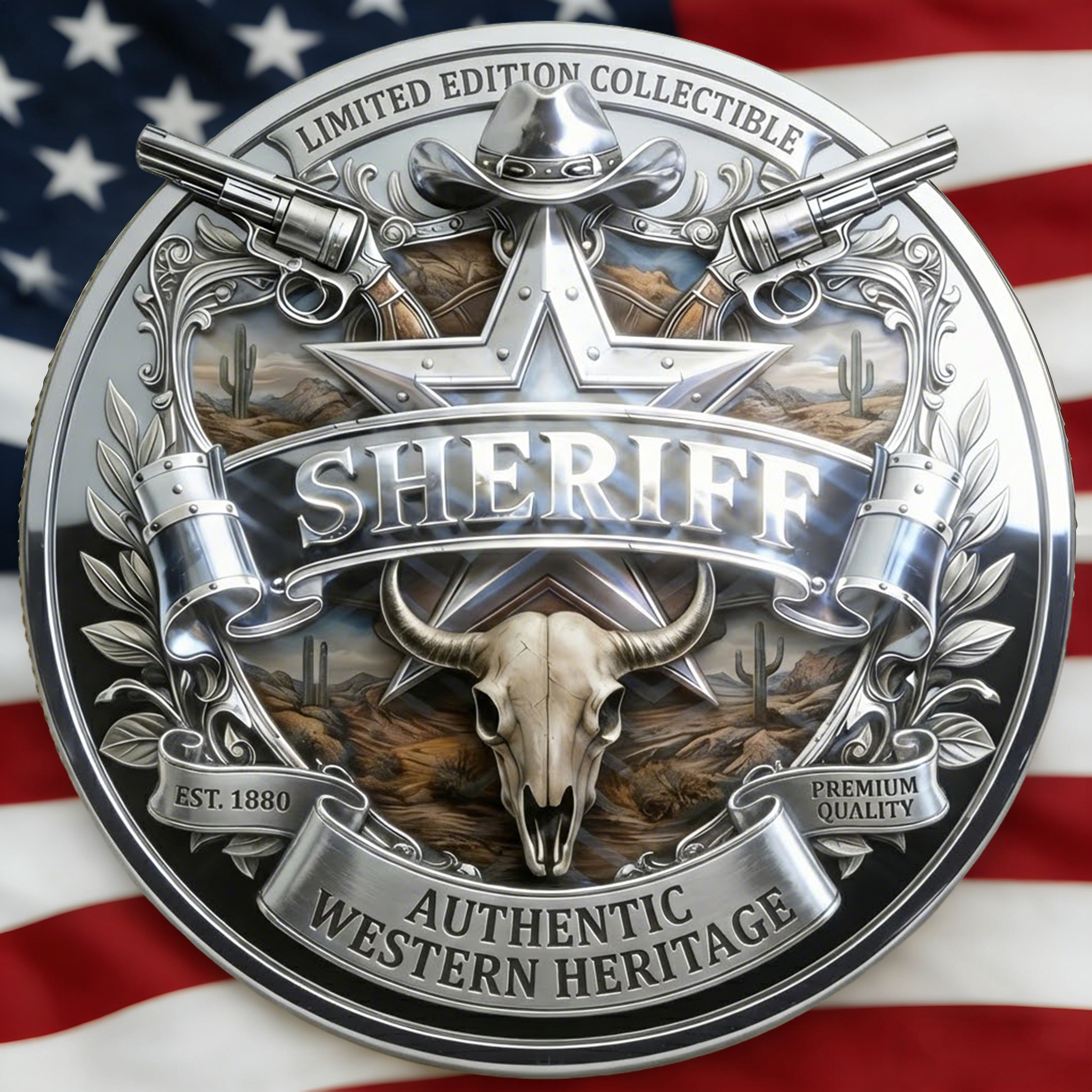 🎉Last Day 49% OFF -SHERIFF • WESTERN LAW COIN