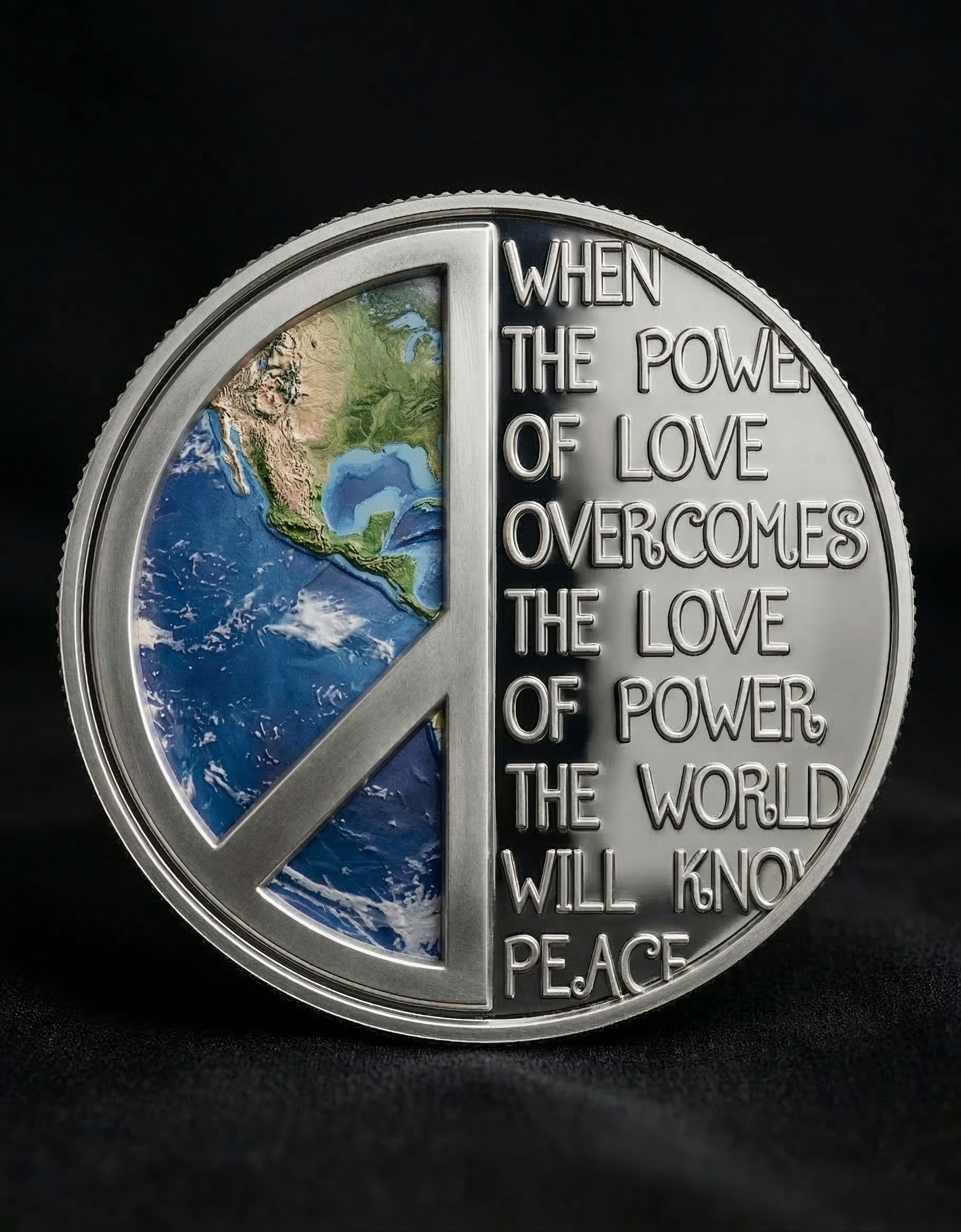 Imagine Peace" Commemorative Coin.