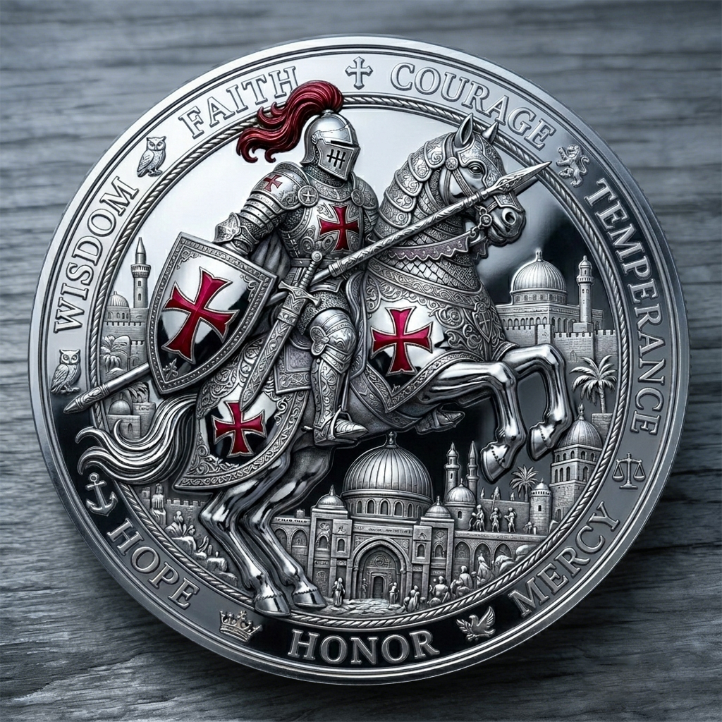 ⚡️Last Day 60% OFF - Brotherhood of Knights Commemorative Coin ⚔️🪙🛡️