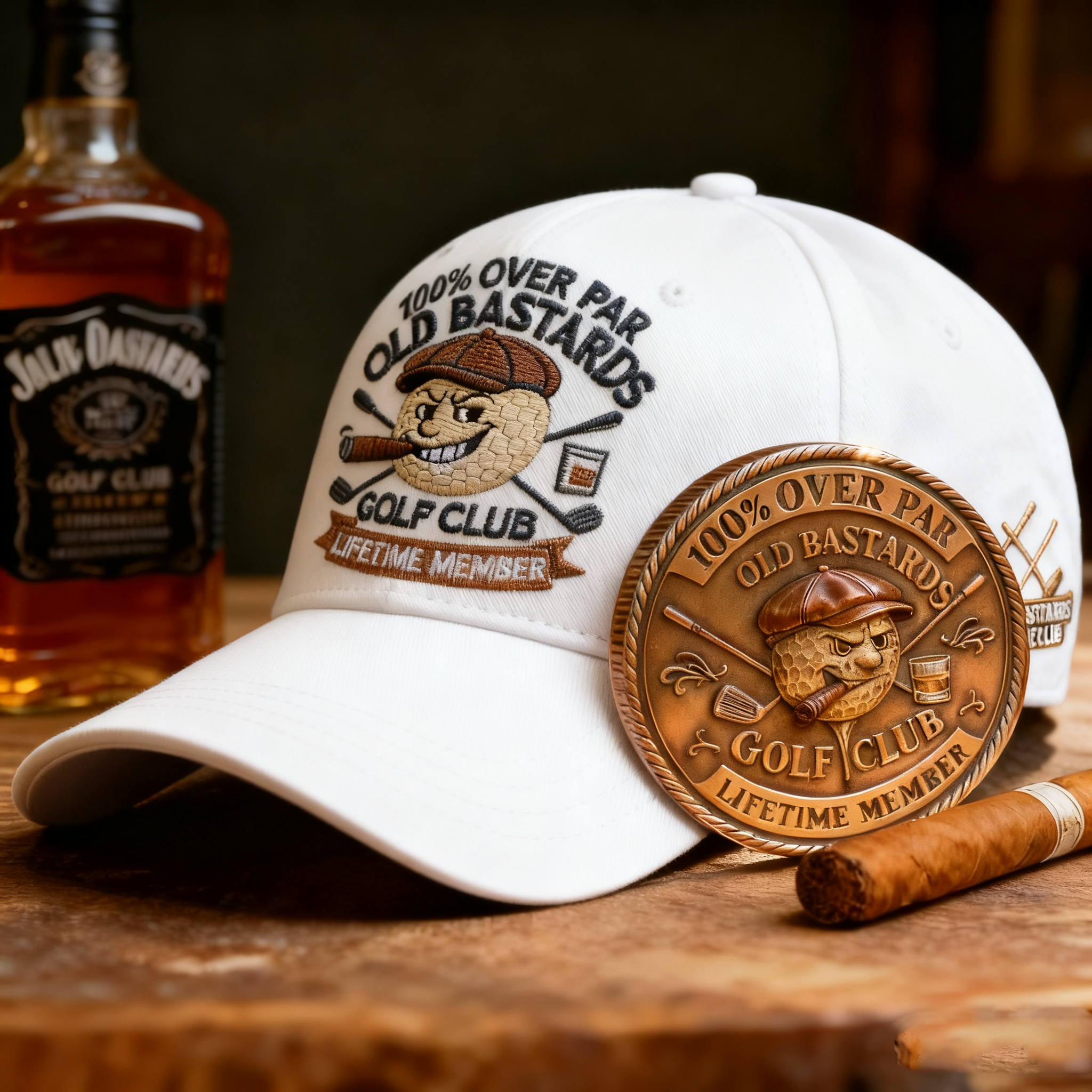 “OLD BASTARDS GOLF CLUB”  — 100% Over Par, Lifetime Member Edition (BUY 2 FREE SHIPPING)