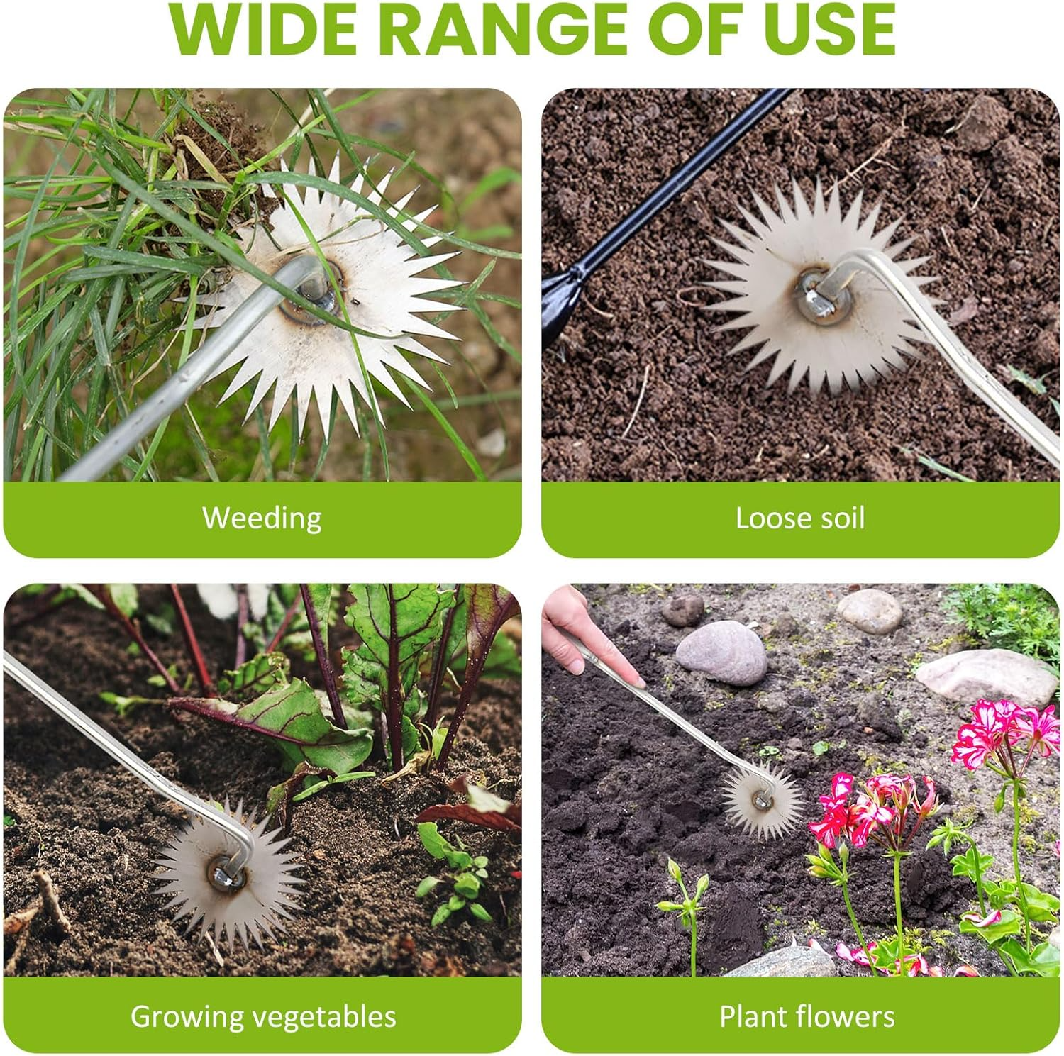 Generic 360° Sunflower Design Garden Hand Weeder Tool 