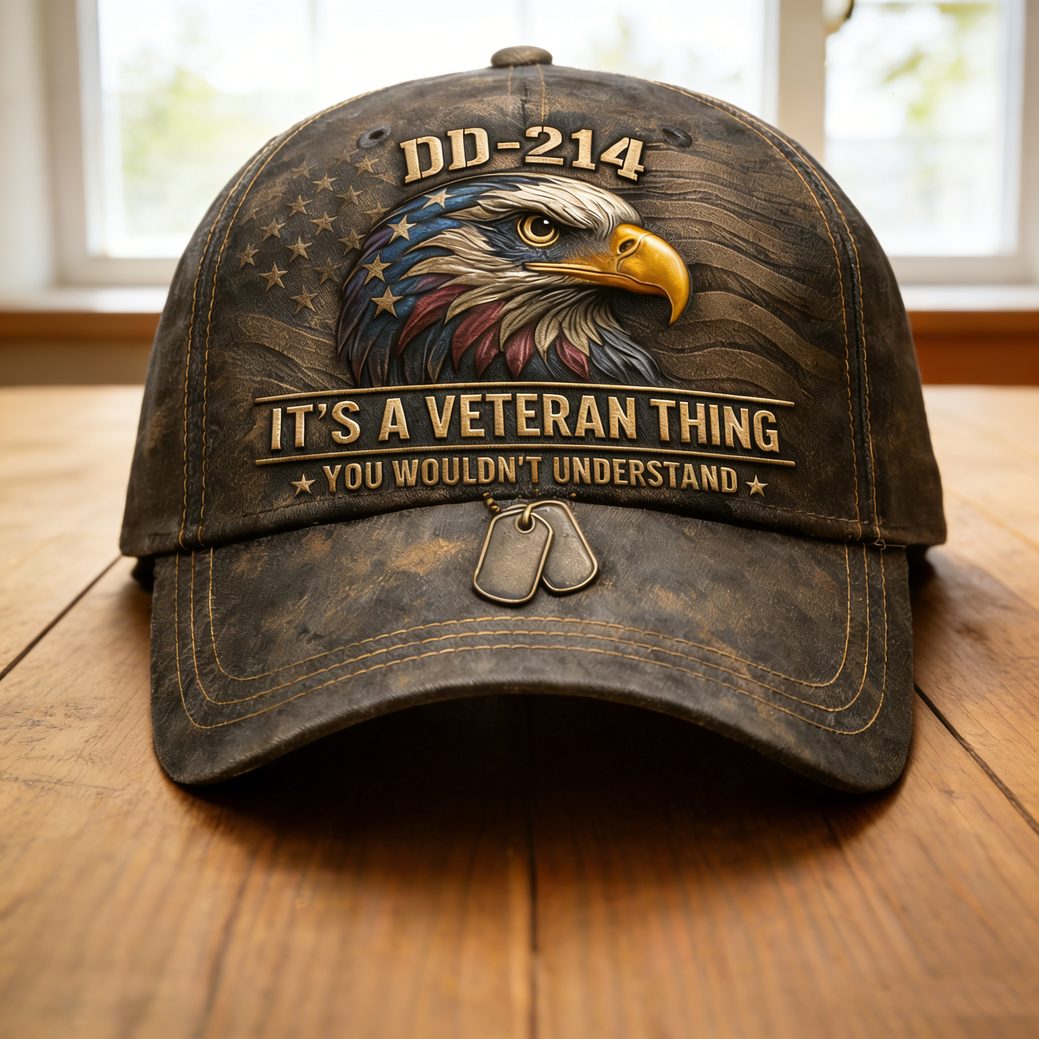 Veterans Art Print Casual Hat
