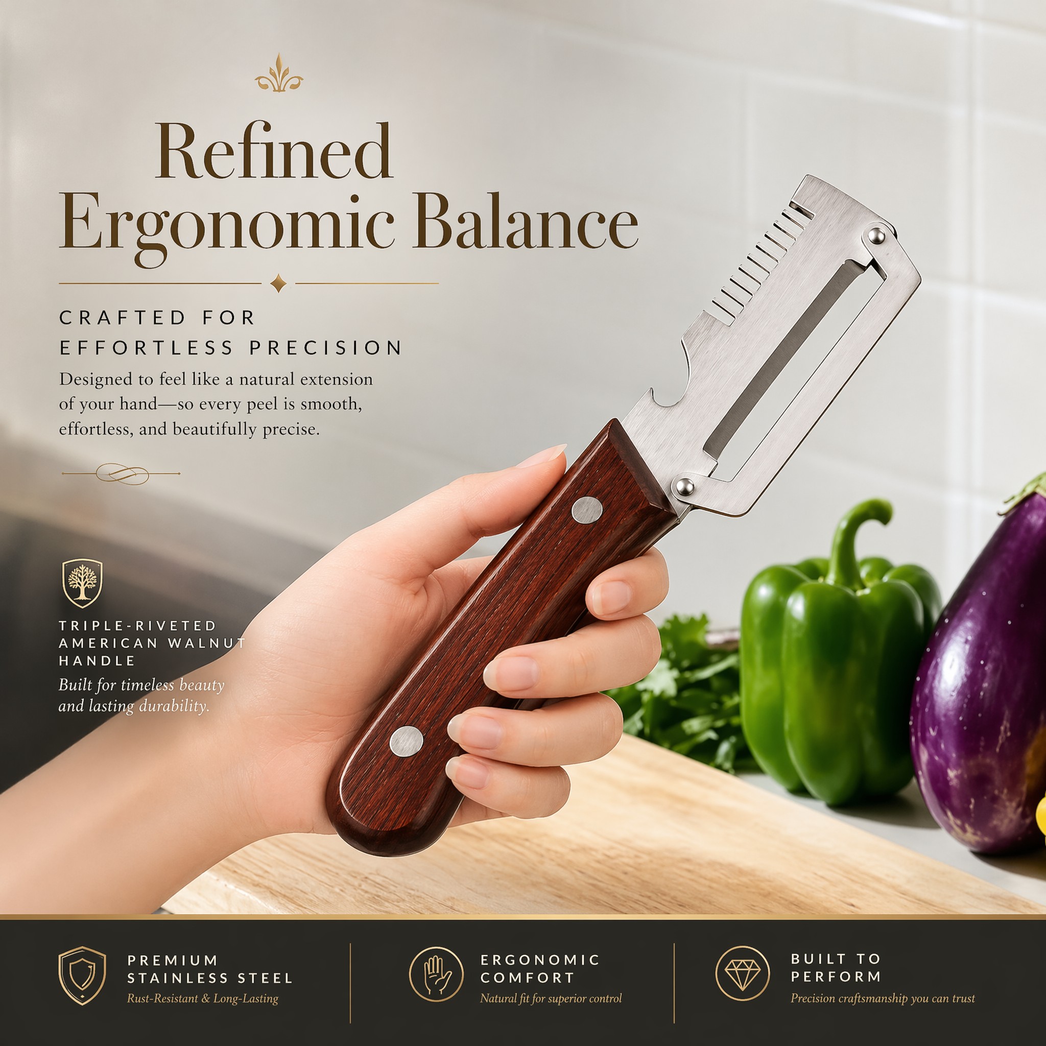 The Heritage Collection: Artisan 3-in-1 Multi-Tasking Culinary Set
