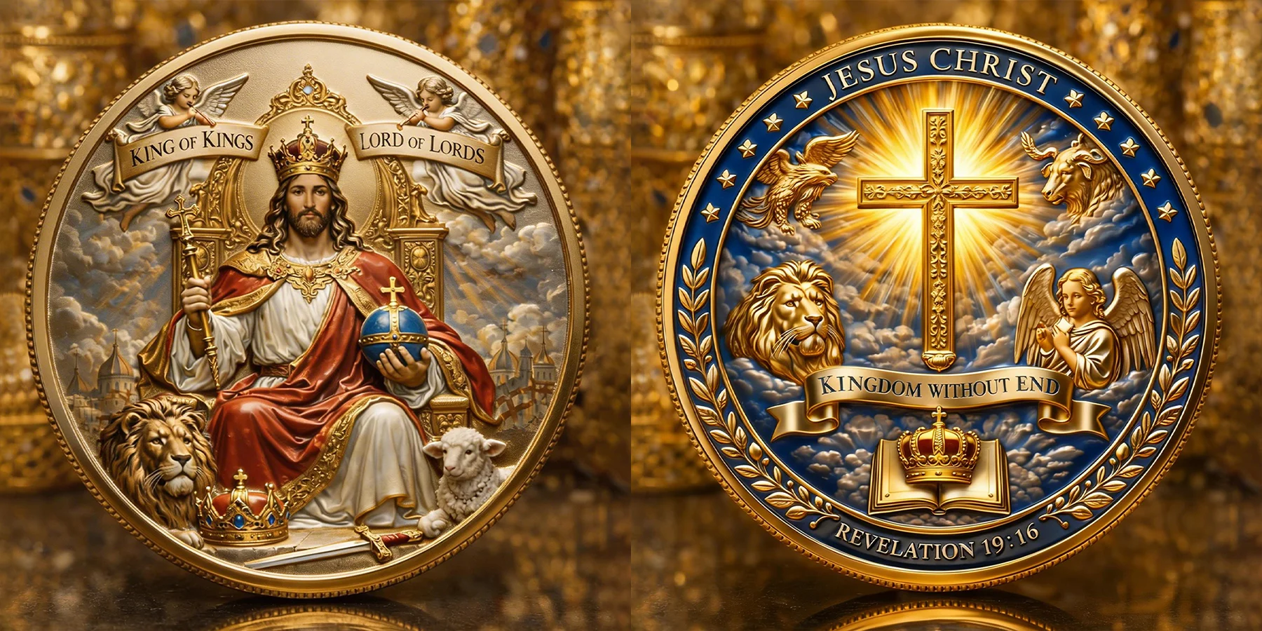 ⚡️Last Day 60% OFF - Jesus Christ King of Kings Commemorative Coin