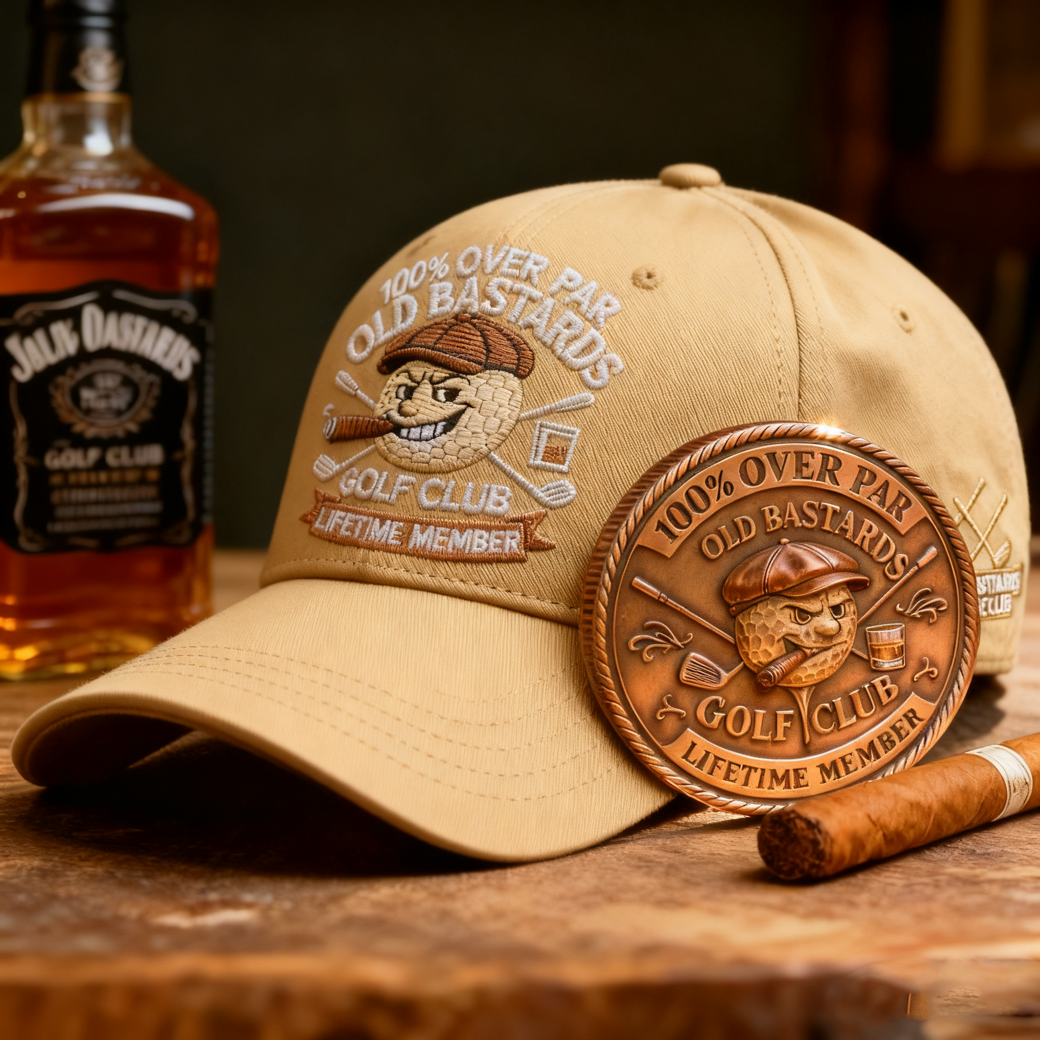 “OLD BASTARDS GOLF CLUB”  — 100% Over Par, Lifetime Member Edition (BUY 2 FREE SHIPPING)