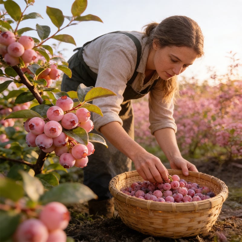 🔥50K+ SOLD!💟Premium Pink Blueberry Seeds -😋A Uniquely Delightful Taste