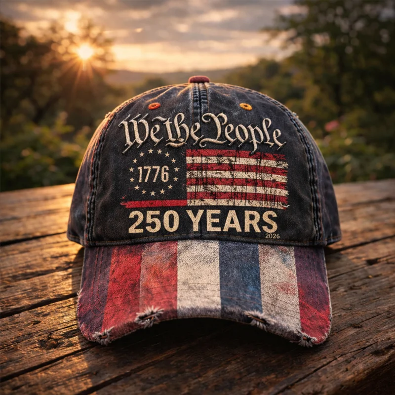 US 250th Anniversary Art Print Baseball Cap