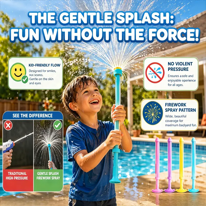 💦🔫Water Fireworks Toys, Firework Water Gun, Outdoor Water Spray Sprinkler - 🎁BUY 2 GET 2 FREE