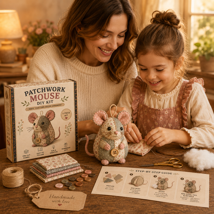 🔥2026 Hot Sale - 🐭🧵 Patchwork Mouse DIY Kit