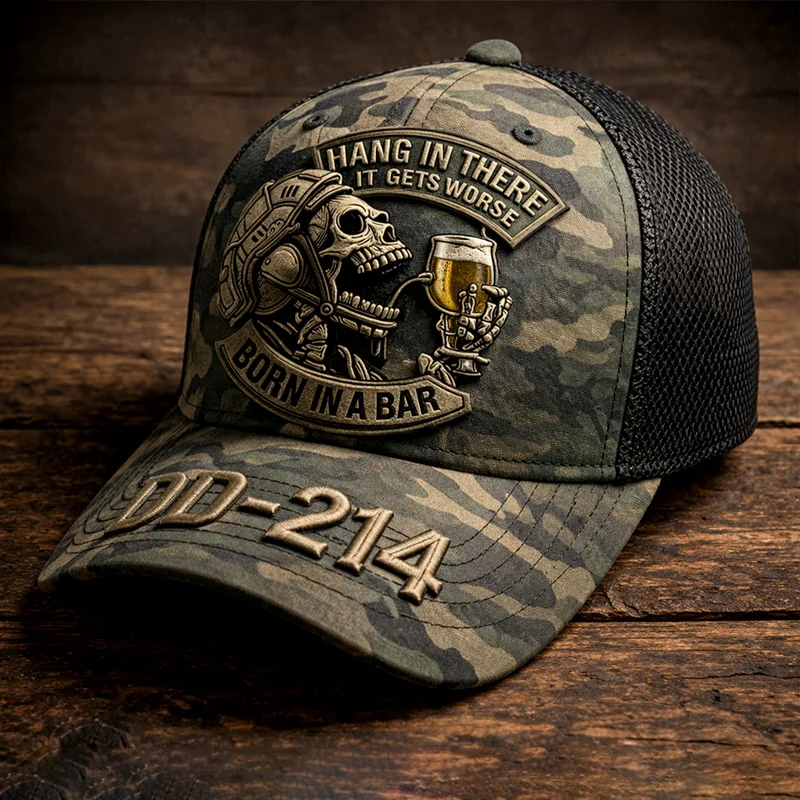 🎉Last Day 49% OFF-DD-214 Tactical Skull Camo Art Print Casual Hat