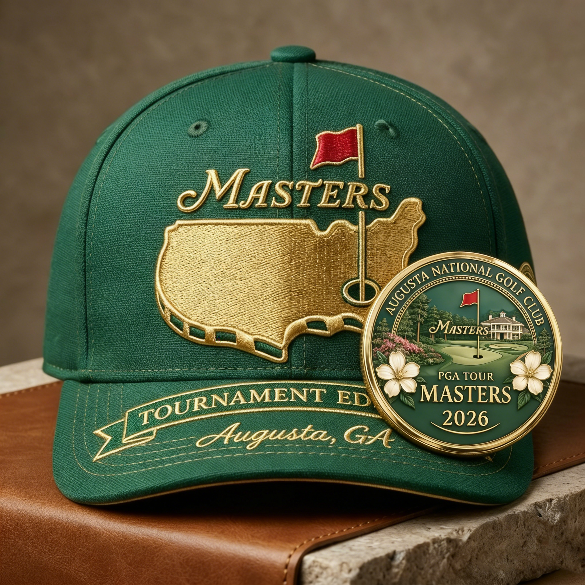 🔥LIMITED EDITION-Masters Tournament Edition Structured Hat – Augusta National Official Style