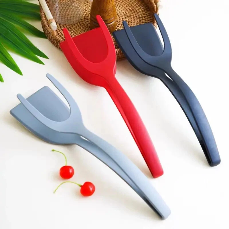 Spatula Pancake Egg Tongs Clamp Flip Fried Handle Pliers High Qualtiy Kitchen