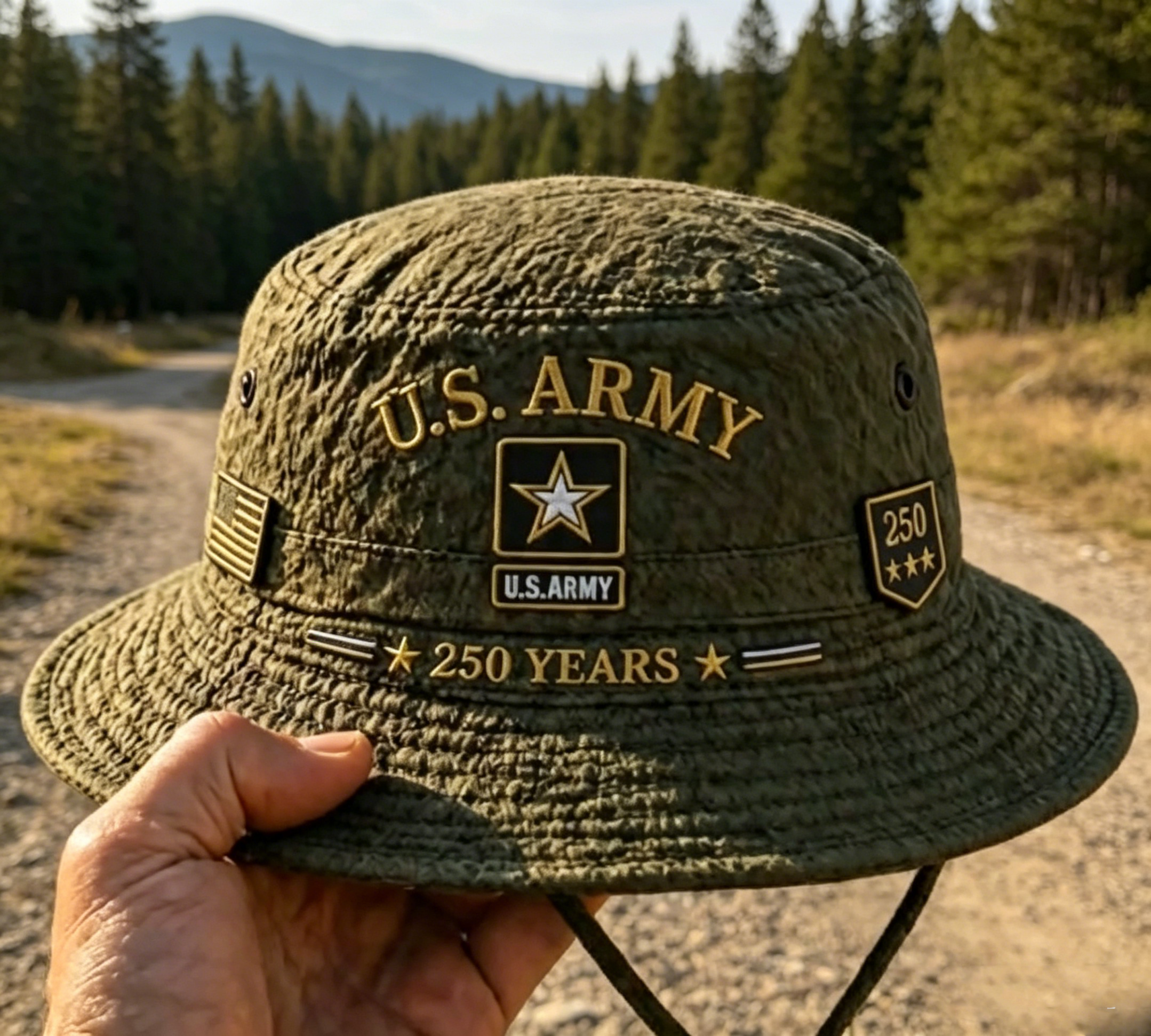 🔥 HOT RELEASE | Salute the Glory! US Military 250th Anniversary Limited Edition Bucket Hats – Hardcore Tactical Style! （ BUY 2 FREE SHIPPING)