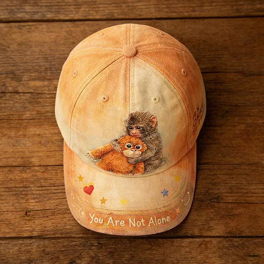 You Are Never Alone Art Print Casual Hat