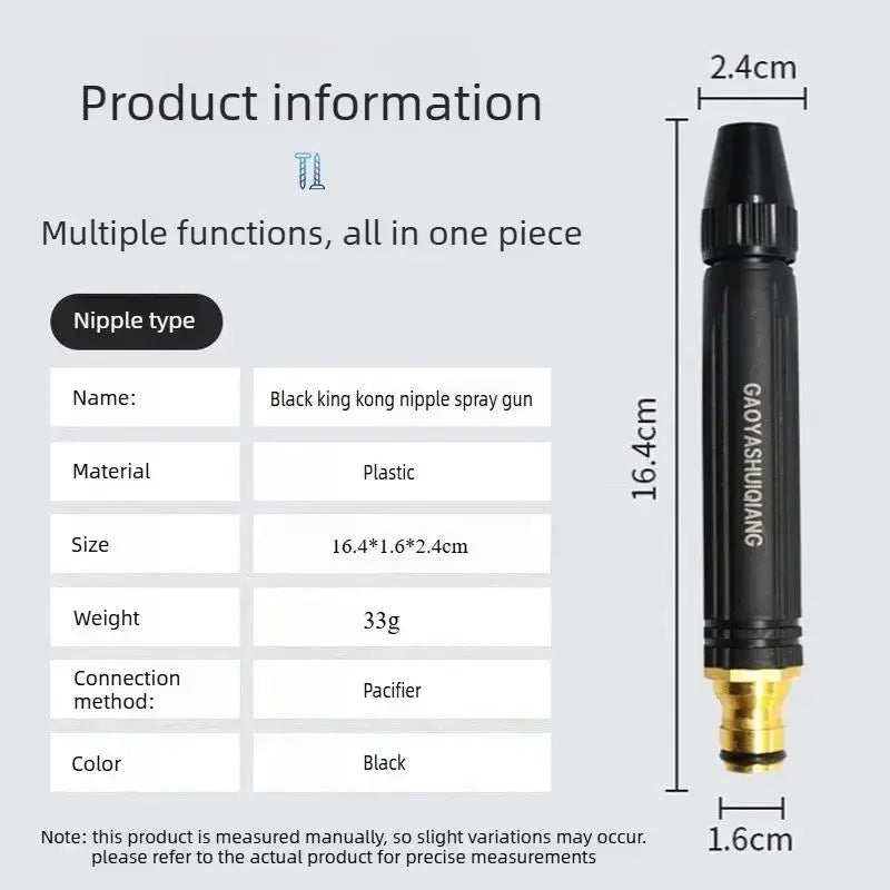 High-pressure Car Washing Nozzle Garden Hose Nozzle
