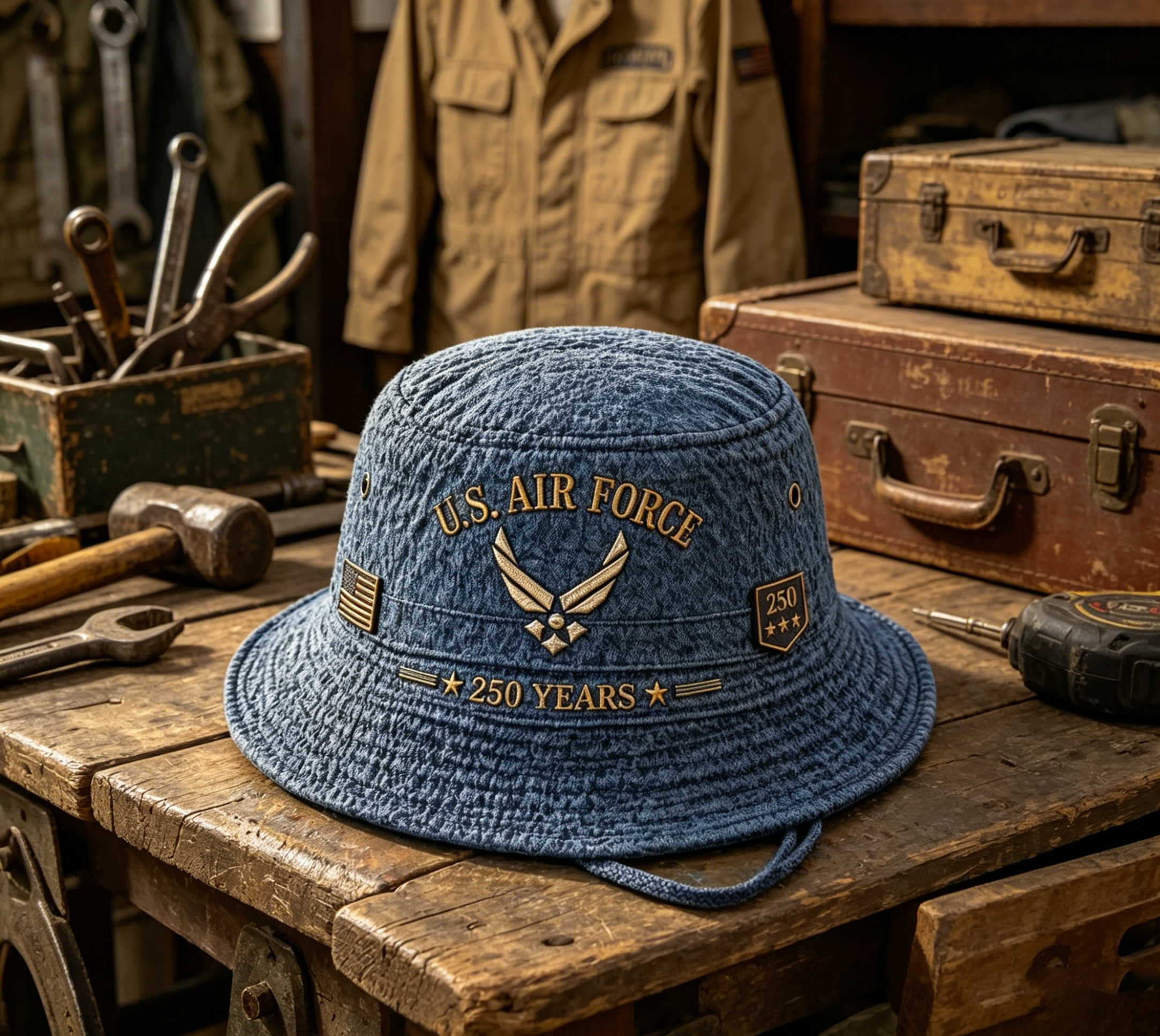 🔥 HOT RELEASE | Salute the Glory! US Military 250th Anniversary Limited Edition Bucket Hats – Hardcore Tactical Style! （ BUY 2 FREE SHIPPING)