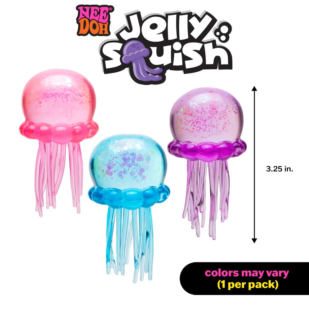 Jelly Squish Sensory Squeeze Toy – Soft Gel-Filled Stress Ball, Stretchy Anxiety Relief Fidget, Calming Portable Toy for Home Office School Travel, Gift for All Ages