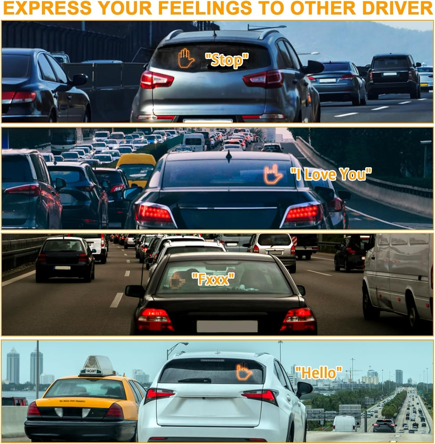 🔥 Hot sale 49% OFF -🔥Car Gesture Light（ buy 3 FREE SHIPPING)