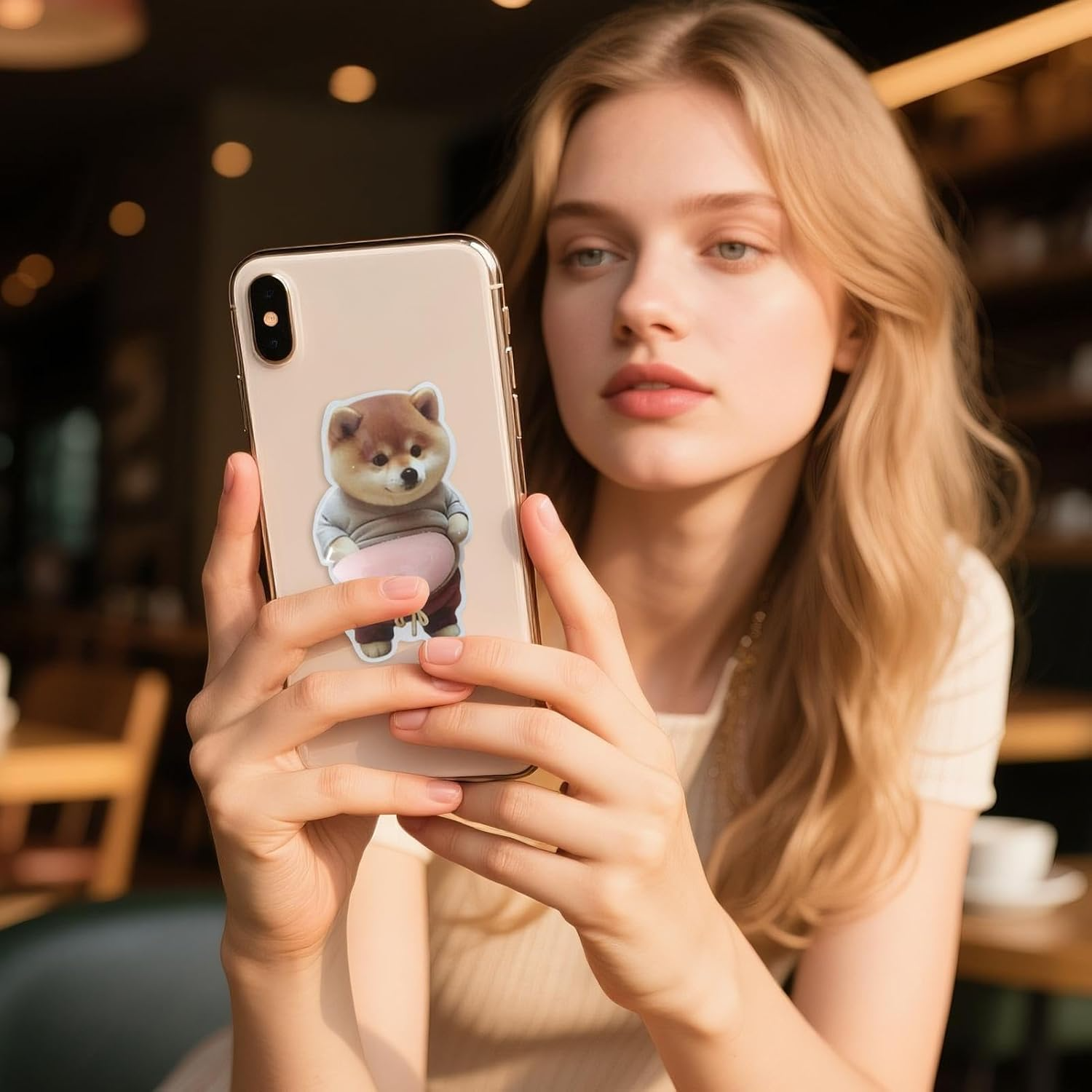 🔥Last Day Sale 49% OFF-6Pcs 3D Dog & Cat Belly Mochi Squishy Stickers, Stress Relief Fidget