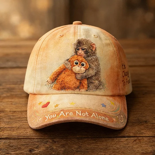 You Are Never Alone Art Print Casual Hat