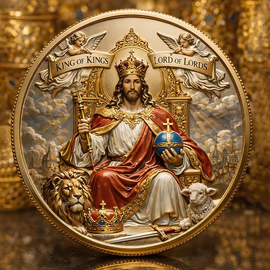 ⚡️Last Day 60% OFF - Jesus Christ King of Kings Commemorative Coin